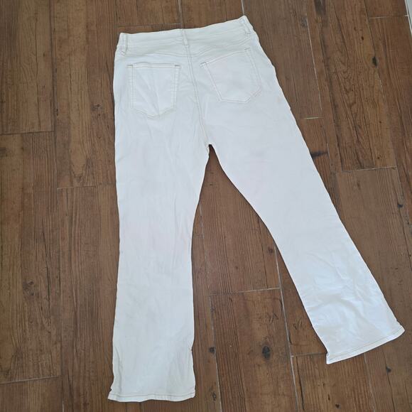 LOFT White Straight Leg Jeans for Women - Picture 4 of 7